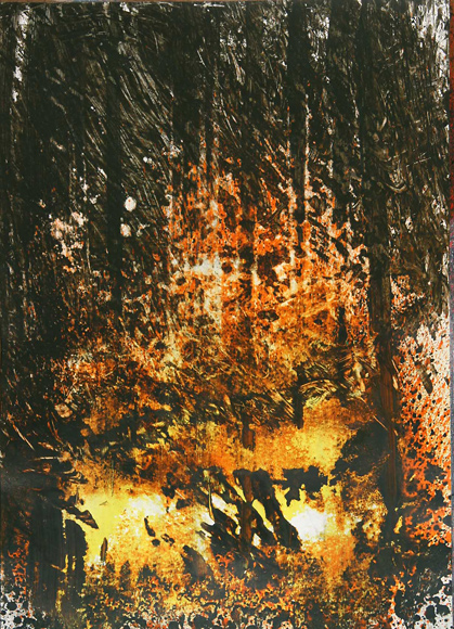 Hořící les - 2010